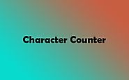Character Counter