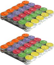 Goyal Traders Multicolour Lac Tea Light Candle (Pack Of 50) Candle Price in India - Buy Goyal Traders Multicolour Lac...