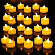 Rosevestla LED Tea lights Candles –Flameless Tealight Candle – Battery Operated Candle Price in India - Buy Rosevestl...