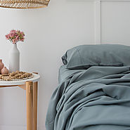 Sleep In Our Silky Soft Teal Sheets