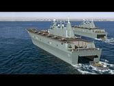 Australia's HMAS Canberra & HMAS Adelaide LHD Navy Ships Construction Part 2