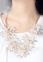 3D Crystal Flower Necklace - Lookbook Store