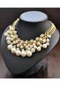 Chunky Collar Pearls Necklace - Lookbook Store