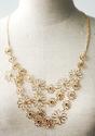 Floral Pendant Necklace - Gold - Lookbook Store