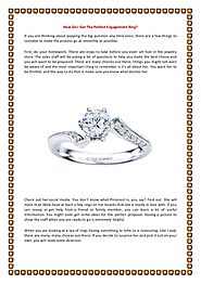 How Do I Get the Perfect Engagement Rings- Brian Michaels Jewelers