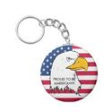 Fourth of July Picnic Souvenir Keychains | Patriotic Gifts