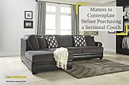 Matters to Contemplate Before Purchasing a Sectional Couch