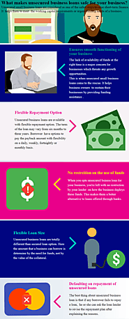 What makes unsecured business loans safe for businesses?