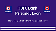 Realise all your dreams with HDFC Bank Personal Loan