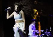 Lorde performing at Coachella