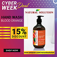 Natural Solution Himalayan Pink Salt Blood Orange Hand Wash