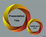 Circular Mesh PowerPoint Template | Free Powerpoint Templates