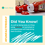 Not only is it nutritious and delicious, but ketchup also works great for keeping brass decorations shiny. 🍅 ✨