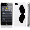 Apple iPhone 4 Moustache TPU Gel Case By Call Candy - Moustache