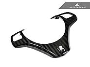 AutoTecknic Carbon Fiber Steering Wheel Trim - E9X M3 | E82 1M Coupe | AutoTecknic USA