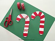 10 Easy Candy Cane Crafts for Toddlers & Preschoolers - Toot's Mom is Tired