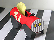Toilet Paper Roll Race Car Craft for Toddlers and Preschoolers - Toot's Mom is Tired