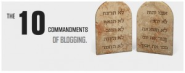 10 Commandments of blogging