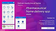 Deliver medicine at home with pharmaceutical home delivery app