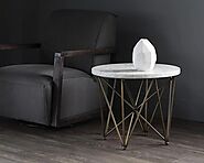 Sunpan Skyy Side Table | Mid-century Modern Side Table At Grayson Home