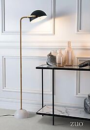 Zuo Irving Floor Lamp Black | Modern Lights | Grayson Home