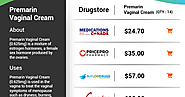 Compare Premarin Vaginal Cream (Conjugated Estrogens) Prices Online