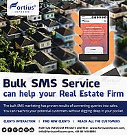 Bulk SMS Service Can Help Your Real Estate Firm