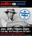 Politics as Usual: An Inaugural Chillout - Eventbrite