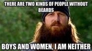 Last is that there are two kind of men...one who have beards or boys