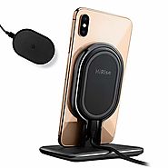 Twelve South HiRise Wireless | Fast Charging 10W Wireless Vertical Stand, Flat Desk Charger and Travel Wireless Charg...