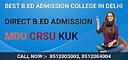 Best B.ed Course Admission Collage Delhi 2020-2021- Kapoor study circle
