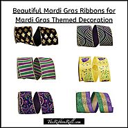 Beautiful Mardi Gras Ribbons for Mardi Gras Themed Decoration