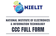 CCC full form | ccc certificate course, online form, admit card, result