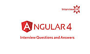 Angular 4 Interview Questions and Answers | InterviewGIG