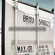 Lease Shipping Containers | Container Leasing Company