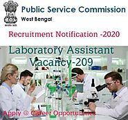 Assistant Laboratory WBPSC Recruitment -2020 Apply Now
