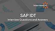 SAP IDT Interview Questions and Answers | InterviewGIG
