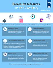 Preventive Measures Covid-19 Advisory - Doon School