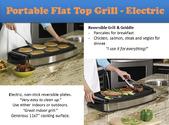 Top Electric Portable Flat Top Grill