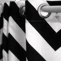 Best Black and White Chevron Shower Curtain - Bathroom Decor Accessories. Powered by RebelMouse