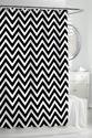 Best Black and White Chervon Shower Curtain for Your Bathroom Decor
