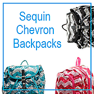 Best Sequin Chevron Backpack for Girls - Glitter, Sparkly Chevron Backpacks
