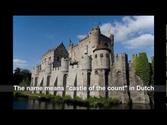 Gravensteen Castle in Ghent -- Belgium