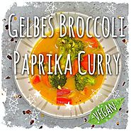 Gelbes Broccoli Paprika Curry (vegan) - So Lecker! (Rezept)