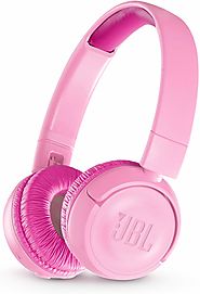 49.95$-JBL JR 300BT Kids On-Ear Wireless Headphones with Safe Sound Technology (Pink)