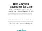 Best Chevron Backpacks for Girls