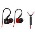 MEElectronics Sport-Fi S6P Noise Isolating In-Ear Earphone with Microphone/Remote/Volume Control/Sports Arm Band, Red...