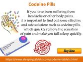 codeine tablets
