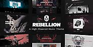 REBELLION — THEME FOR MUSIC BANDS & RECORDS LABELS