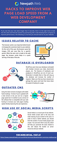 Hacks To Improve Web Page Load Speed From A Web Development Company